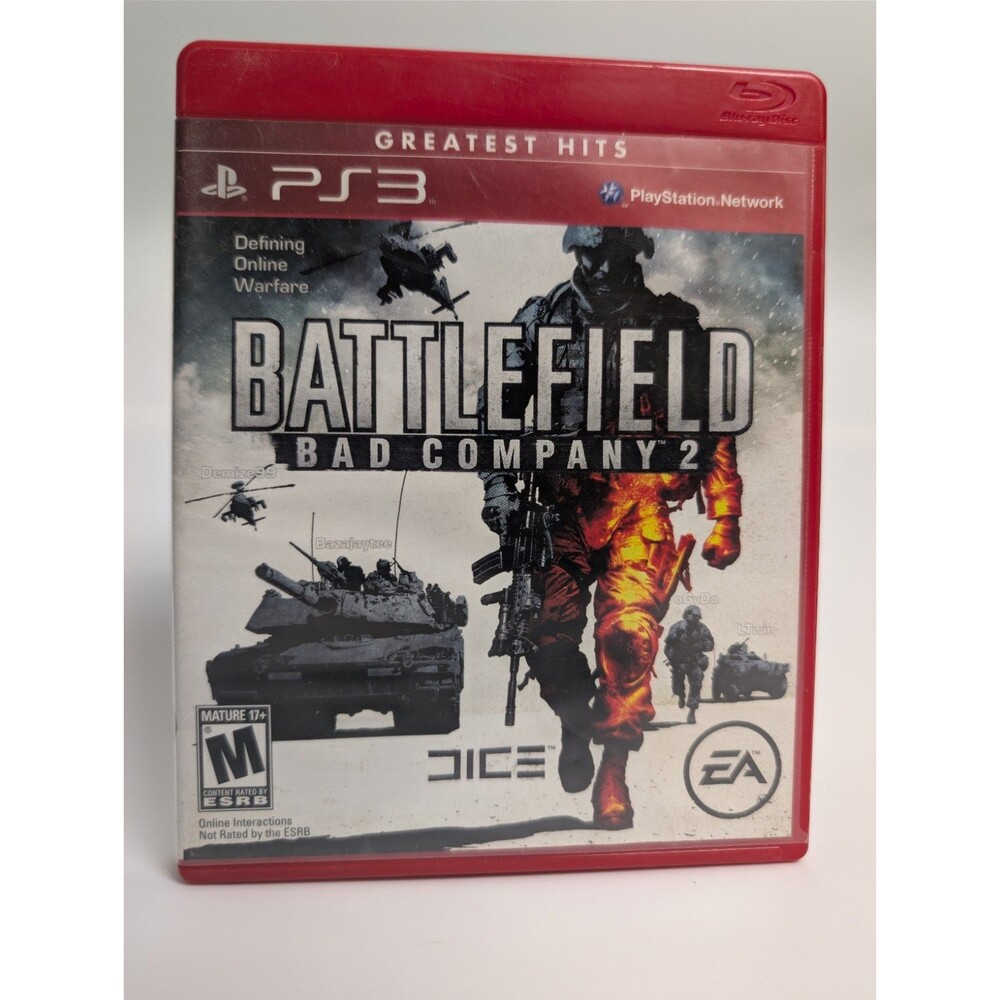 Battlefield: Bad Company 2 (Greatest Hits) (PS3 2011) Very Good
